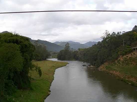 RIO TIJUCAS EM MAJOR GERCINO-SC-FOTO:JOS CARMINATTI - MAJOR GERCINO - SC