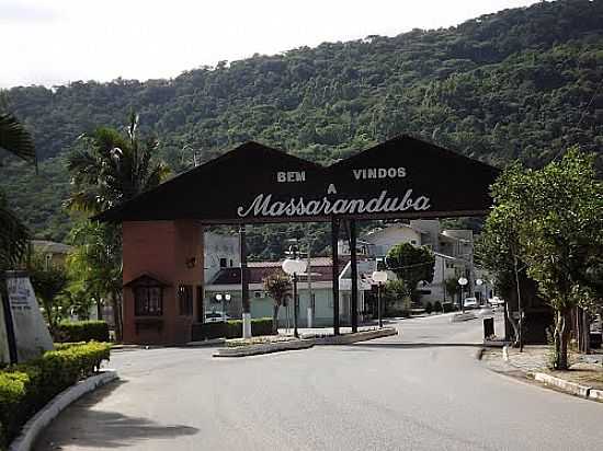 PORTAL DE ENTRADA DE MASSARANDUBA-SC-FOTO:SGT.APACHE - MASSARANDUBA - SC