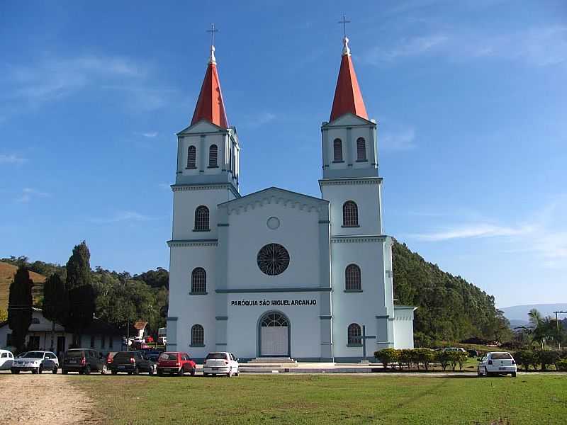 IGREJA SO MIGUEL ARCANJO - BARRA DA PALETA MIRIM DOCE - SC  - FOTO IVO KINDEL - MIRIM DOCE - SC