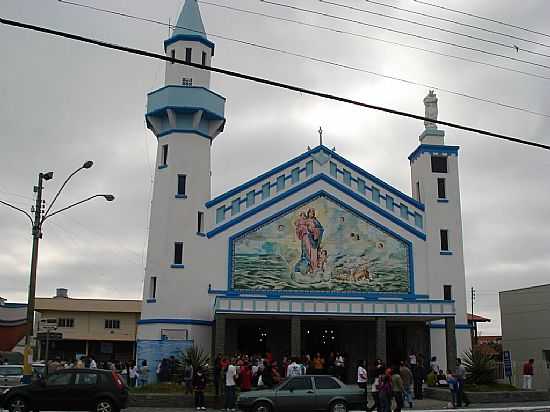 IGREJA DE N.SRA.DOS NAVEGANTES EM NAVEGANTES-SC-FOTO:VITOR BUSARELLO - NAVEGANTES - SC