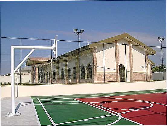 PALHOA-SC-QUADRA DE ESPORTES DA IGREJA DE JESUS CRISTO DOS SANTOS DOS LTIMOS DIAS-FOTO:EBER BECK - PALHOA - SC