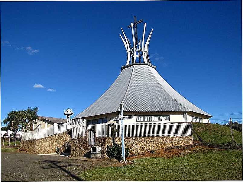 IGREJA SO CRISTOVO - PAPANDUVA - SC  POR IVO KINDEL  - PAPANDUVA - SC