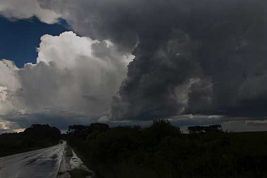 RODOVIA EM PASSOS MAIA-SC-FOTO:FOTOGRAFO3D - PASSOS MAIA - SC