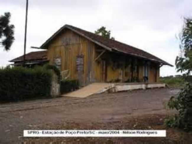 FOTO DA ESTAO DO TREM EM POO PRETO - SC, POR EDSON THADEU ROGRIO MALLMANN - POO PRETO - SC