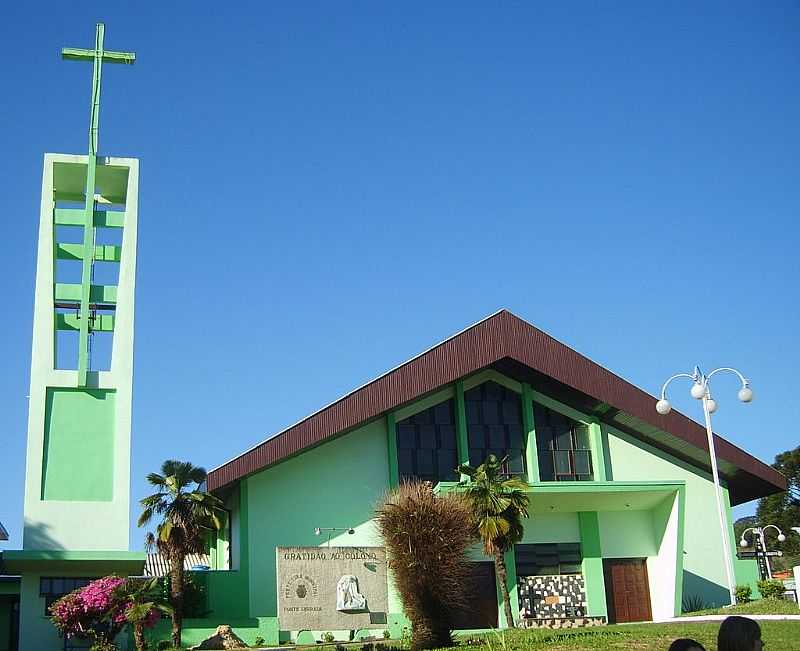 IGREJA PONTE SERRADA S.C - POR AURI BRANDO - PONTE SERRADA - SC