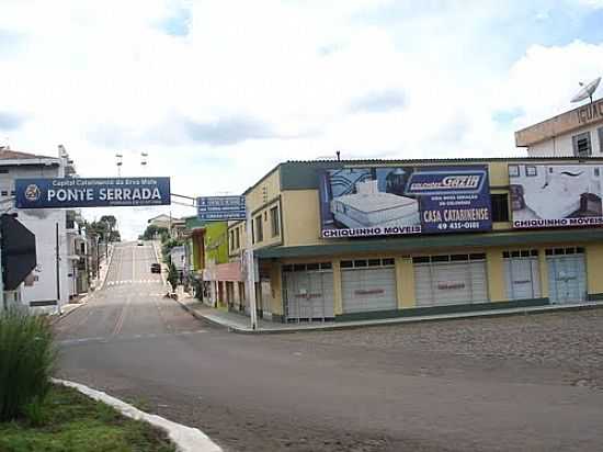 ENTRADA DA CIDADE DE PONTE SERRADA-SC-FOTO:IONILDO SANCHES - PONTE SERRADA - SC