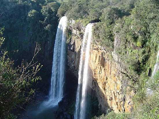 PONTE SERRADA-SC-CACHOEIRA DO VICENSI-FOTO:CESAR LOVO - PONTE SERRADA - SC