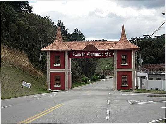 PORTAL DA CIDADE DE RANCHO QUEIMADO-SC-FOTO:NLIO BIANCO - RANCHO QUEIMADO - SC