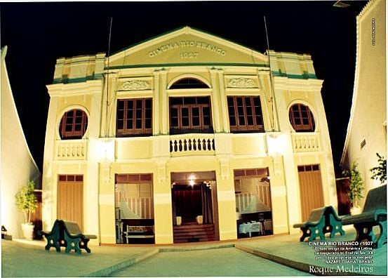CINEMA RIO BRANCO, POR ROQUE MEDEIROS - NAZAR - BA