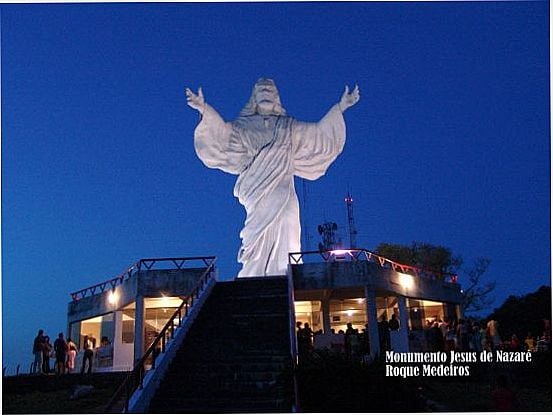MONUMENTO JESUS DE NAZAR, POR ROQUE MEDEIROS - NAZAR - BA