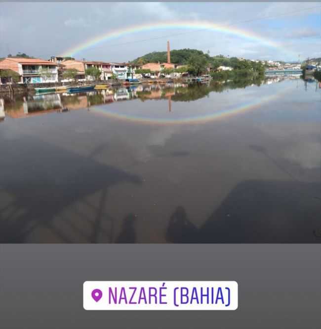 VISTA DO RIO JAGUARIPE - NAZAR BA, POR MAGHS - NAZAR - BA