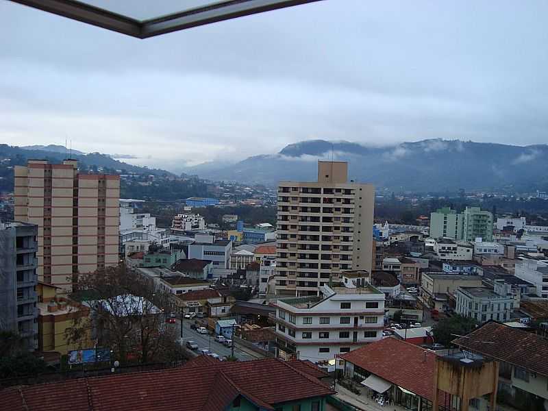 RIO DO SUL/SC. VISO AREA DA CIDADE - POR J C CARVALHO - RIO DO SUL - SC
