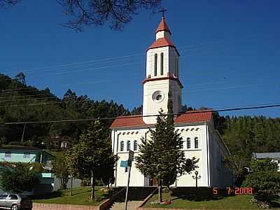 IGREJA MATRIZ-FOTO:NELIO BIANCO  - SANTA ROSA DE LIMA - SC