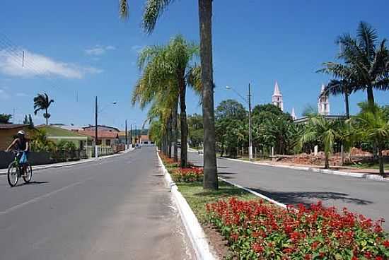 AVENIDA PRINCIPAL DE SANTA ROSA DO SUL-SC-FOTO:MARLON ANTONELLI - SANTA ROSA DO SUL - SC