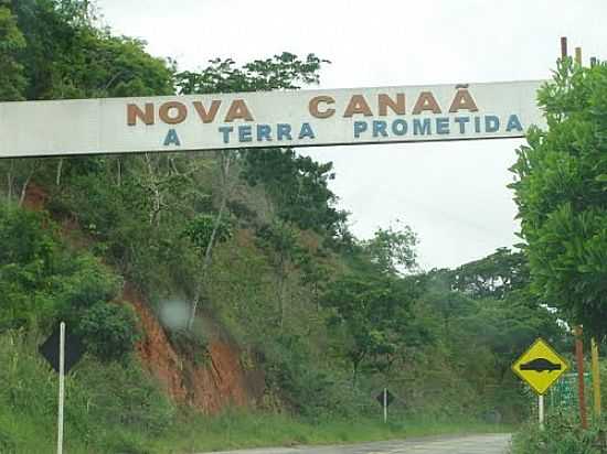 ENTRADA PARA NOVA CANA-FOTO:CBMATOS - NOVA CANA - BA