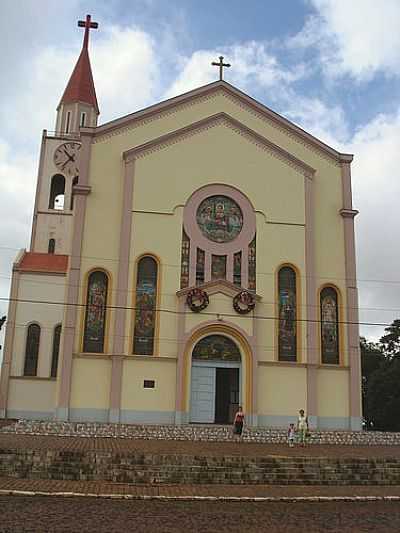 IGREJA MATRIZ-FOTO:SAFFIS  - SO LOURENO DO OESTE - SC