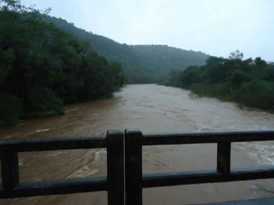 PONTE NO RIO SARGENTO, POR DIRLEI BENDLIN - SO MIGUEL DA BOA VISTA - SC