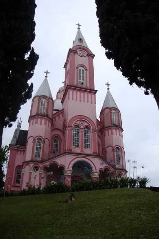 CATEDRAL DE SO PEDRO DE ALCNTARA-SC-FOTO:IRAMAR METZKER - SO PEDRO DE ALCNTARA - SC