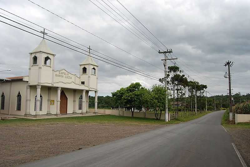 SIDERPOLIS-SC-CAPELA DE SANTA LUZIA-FOTO:MARLON ANTONELLI - SIDERPOLIS - SC