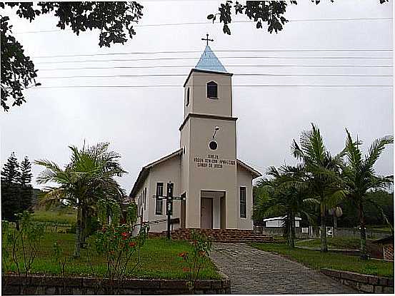 TUBARO-SC-CAPELA DE N.SRA.APARECIDA NA LOCALIDADE DE SANGA DA AREIA-FOTO:JOS CARMINATTI  - TUBARO - SC