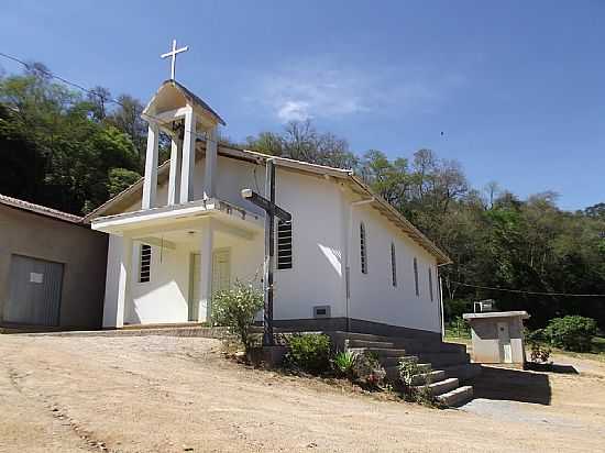 TUBARO-SC-CAPELA DE N.SRA.DOS ANJOS NA LOCALIDADE DE CARURU-FOTO:JOS CARMINATTI - TUBARO - SC