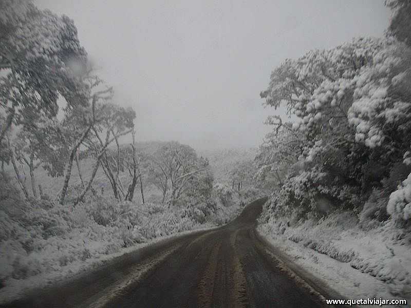 IMAGENS DA LOCALIDADE DE MORRO DA IGREJA EM URUBICI/SC COM QUEDA DE NEVE EM JULHO/2021-(@QUETALVIAJAR) - URUBICI - SC