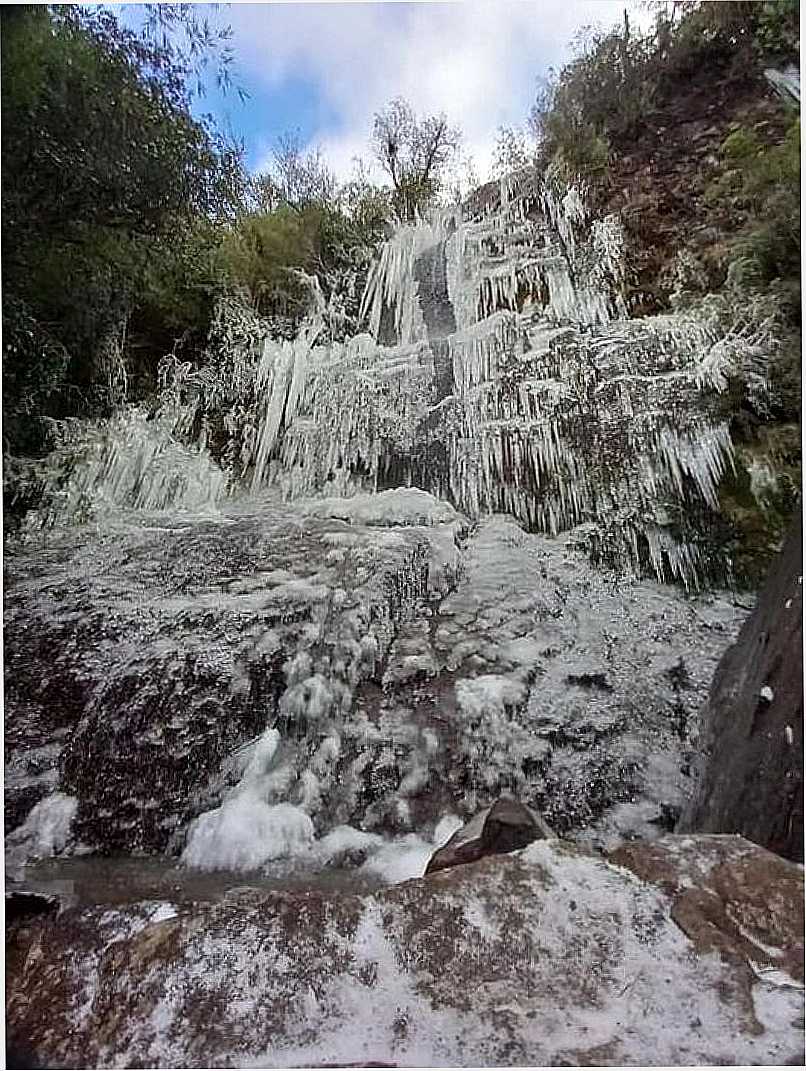 IMAGENS DA CIDADE DE URUPEMA/SC COM QUEDA DE NEVE EM JULHO/2021 - URUPEMA - SC