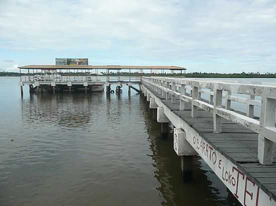 ARACAJU-SE-PIER NO RIO SERGIPE-FOTO:PAULO TARGINO MOREIR - ARACAJU - SE