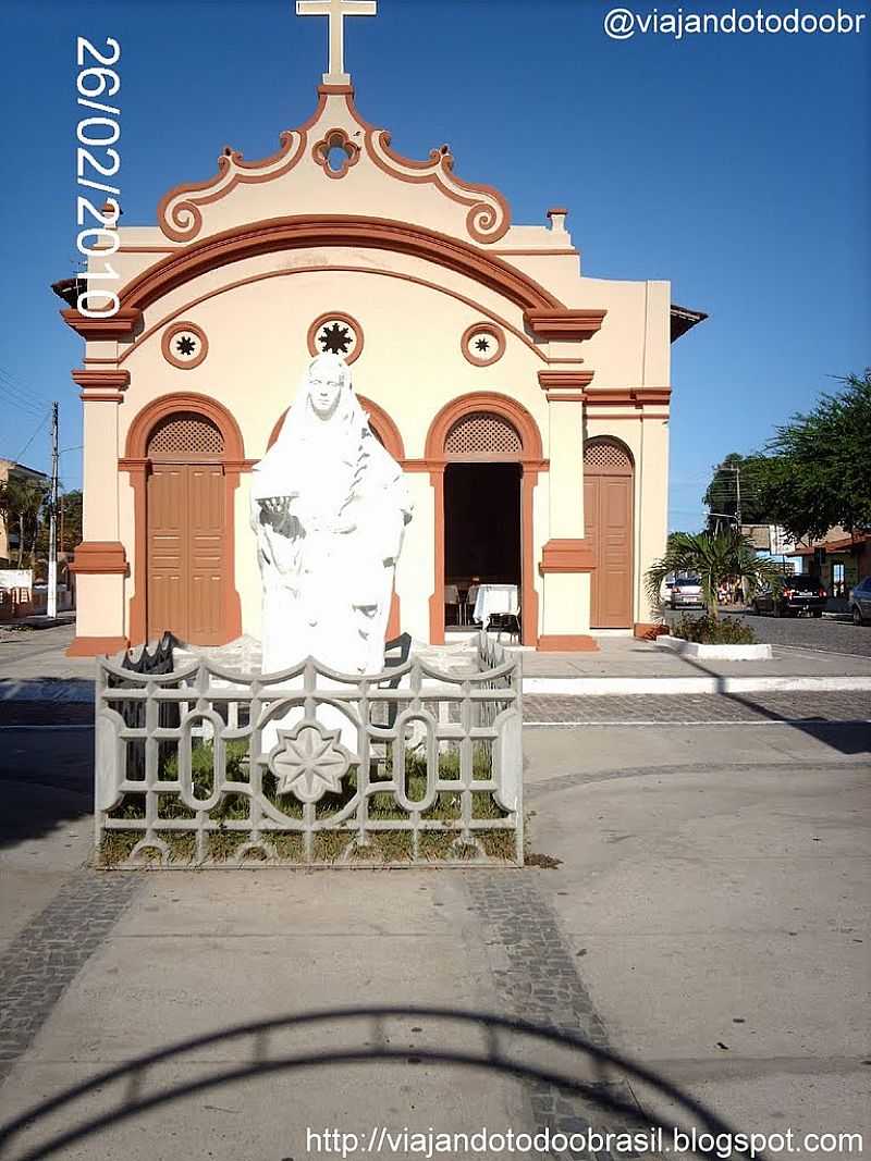 BARRA DOS COQUEIROS-SE-IGREJA DE SANTA LUZIA-FOTO:SERGIO FALCETTI - BARRA DOS COQUEIROS - SE