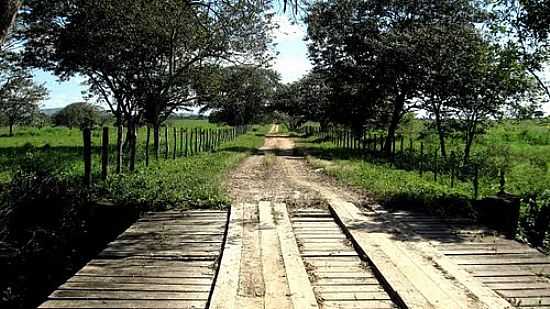 PONTE RIO DAS TRARAS ESTRADA VELHA-FOTO:ALMEIDA BISPO  - CAMPO DO BRITO - SE