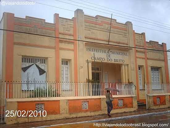 PREFEITURA MUNICIPAL-FOTO:SERGIO FALCETTI - CAMPO DO BRITO - SE