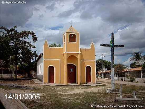 IGREJA NO POVOADO DE CRUZ GRANDE-CANHOBA-FOTO:SERGIO FALCETTI - CANHOBA - SE