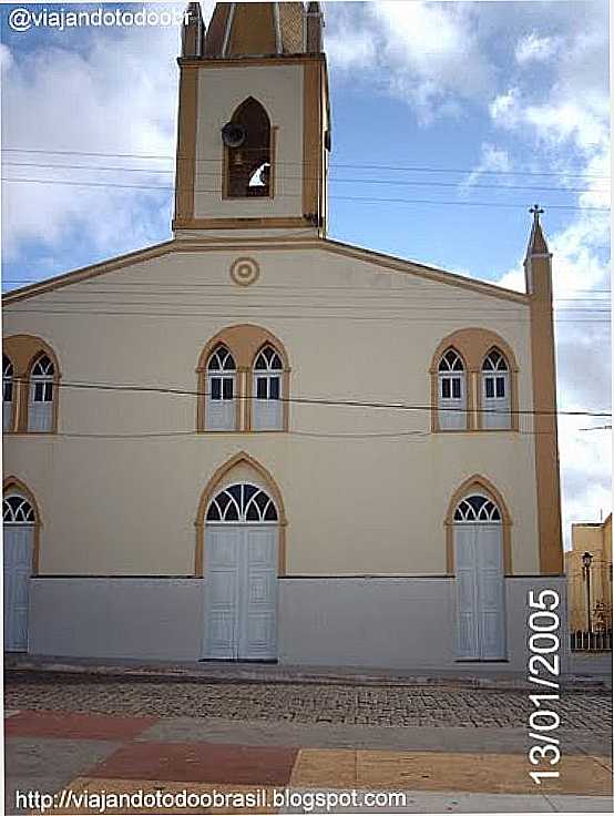 IGREJA MATRIZ DO CORAO DE JESUS EM CARIRA-SE-FOTO:SERGIO FALCETTI - CARIRA - SE