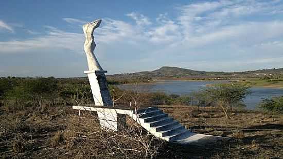 BARRAGEM DE JACARECICA,POVOADO DE AGROVILA, EM ITABAIANA-SE-FOTO:MARCOS_MBS2012  - ITABAIANA - SE