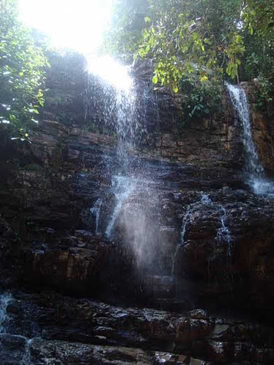 CACHOEIRA NA SERRA DE ITABAIANA-SE-FOTO:CACO PINTO - ITABAIANA - SE