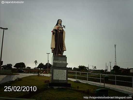 IMAGEM DE SANTA TEREZINHA DO MENINO JESUS EM MOITA BONITA-SE-FOTO:SERGIO FALCETTI - MOITA BONITA - SE