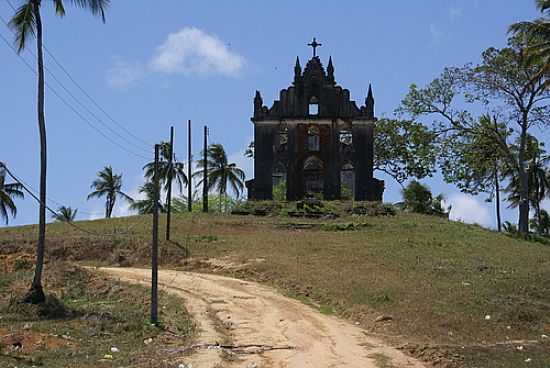 IGREJA NO POVOADO CRASTO-FOTO:CARLLOS.COSTA  - SANTA LUZIA DO ITANHY - SE