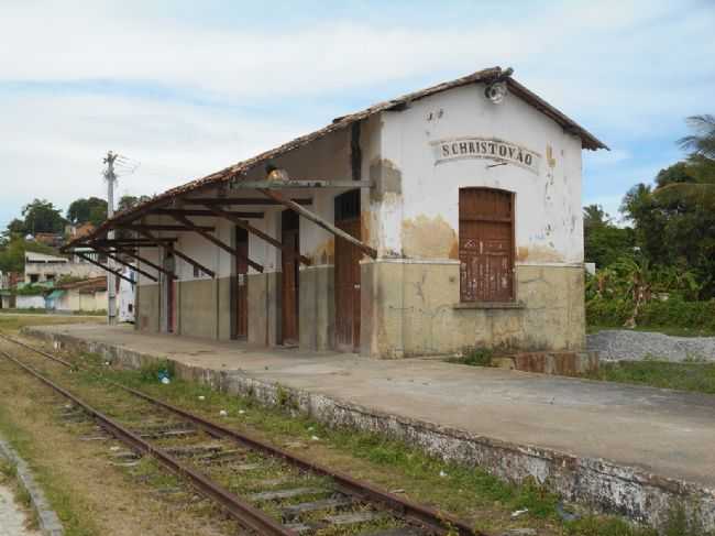 ANTIGA ESTAO FERROVIRIA DE S. CRISTVO, POR DERBI MOTA DE SOUZA - SO CRISTVO - SE