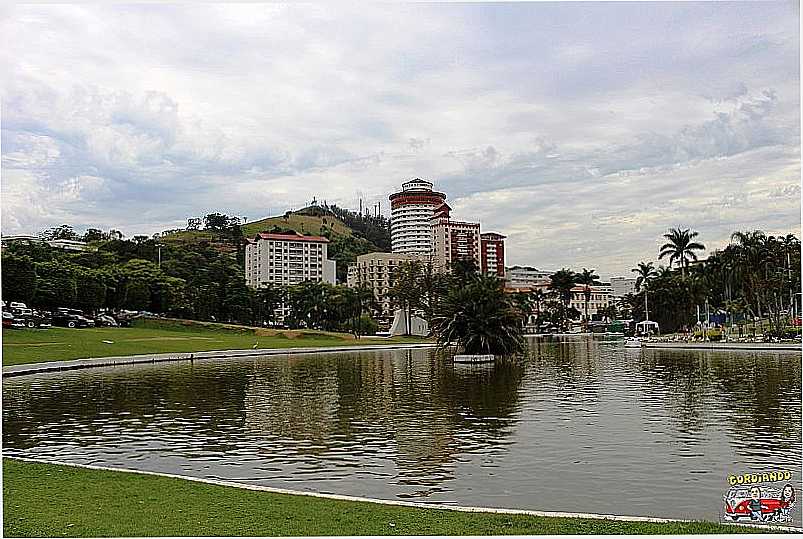 GUAS DE LINDIA-SP-O LAGO E PARCIAL DA CIDADE -FOTO:GORDIANDO.COM.BR - GUAS DE LINDIA - SP