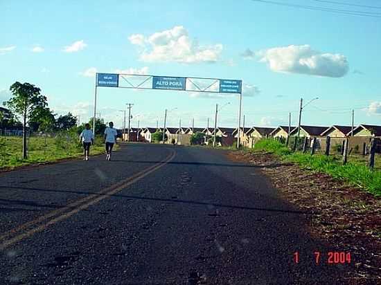 ENTRADA DA CIDADE-FOTO:JRICARDOBCUNHA - ALTO POR - SP