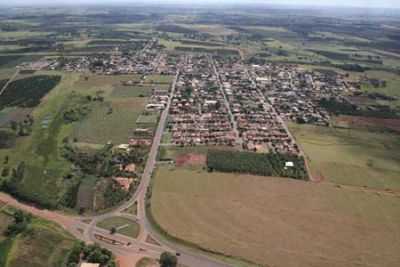 FOTO AEREA DA CIDADE, POR ANIELI - APARECIDA D'OESTE - SP