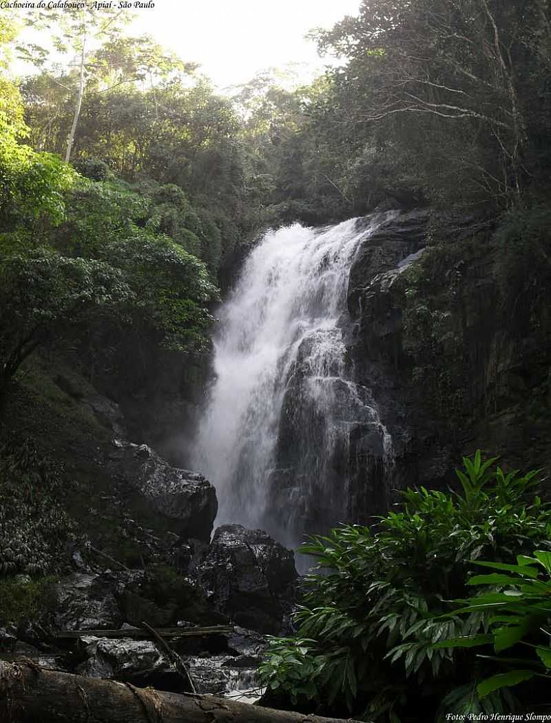 APIA-SP-CACHOEIRA DO CALABOUO-FOTO:PEDRO HENRIQUE SLOMPO  - APIA - SP