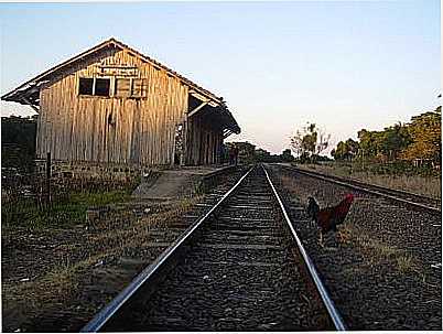 ESTAO FERROVIRIA-FOTO:HERMLIO MORAES  - ARACAU - SP