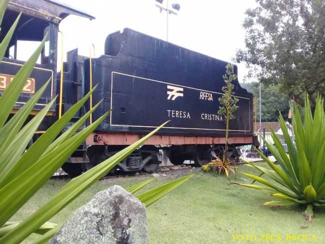 LOCOMOTIVA TERESA CRISTINA, POR ZCK BROCA - BANANAL - SP