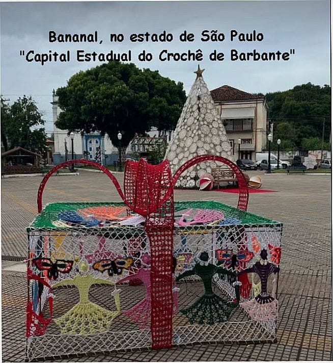 BANANAL SP CAPITAL ESTADUAL DO CROCH DE BARBANTE, POR MARIA INES B AMANTE - BANANAL - SP