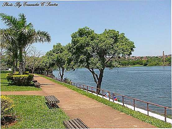 BARRA BONITA-SP-ORLA DA CIDADE-RIO TIET-FOTO:ERNANDES C SANTOS - BARRA BONITA - SP