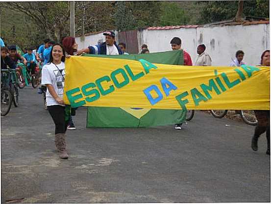 DESFILE 7 DE SETEMBRO - PROGRAMA ESCOLDA DA FAMILIA ESCOL MARIA IZABEL DA MOTA FERREIRA, POR COMANDANTE ARAUJO - BARRA DO TURVO - SP