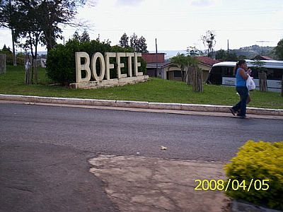 ENTRADA DE BOFETE-SP - BOFETE - SP
