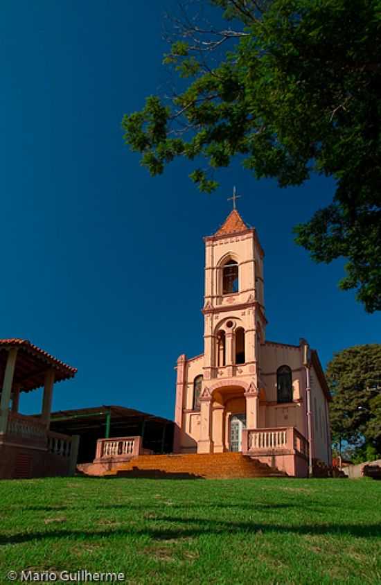 IGREJA DE SANTA CRUZ EM BROTAS-SP-FOTO:MARIO GUILHERME - BROTAS - SP