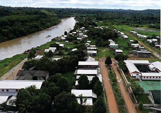 VISTA PARCIAL DA CIDADE DE JORDO-AC-FOTO:JEZAFLU=ACRE=BRASIL - JORDO - AC